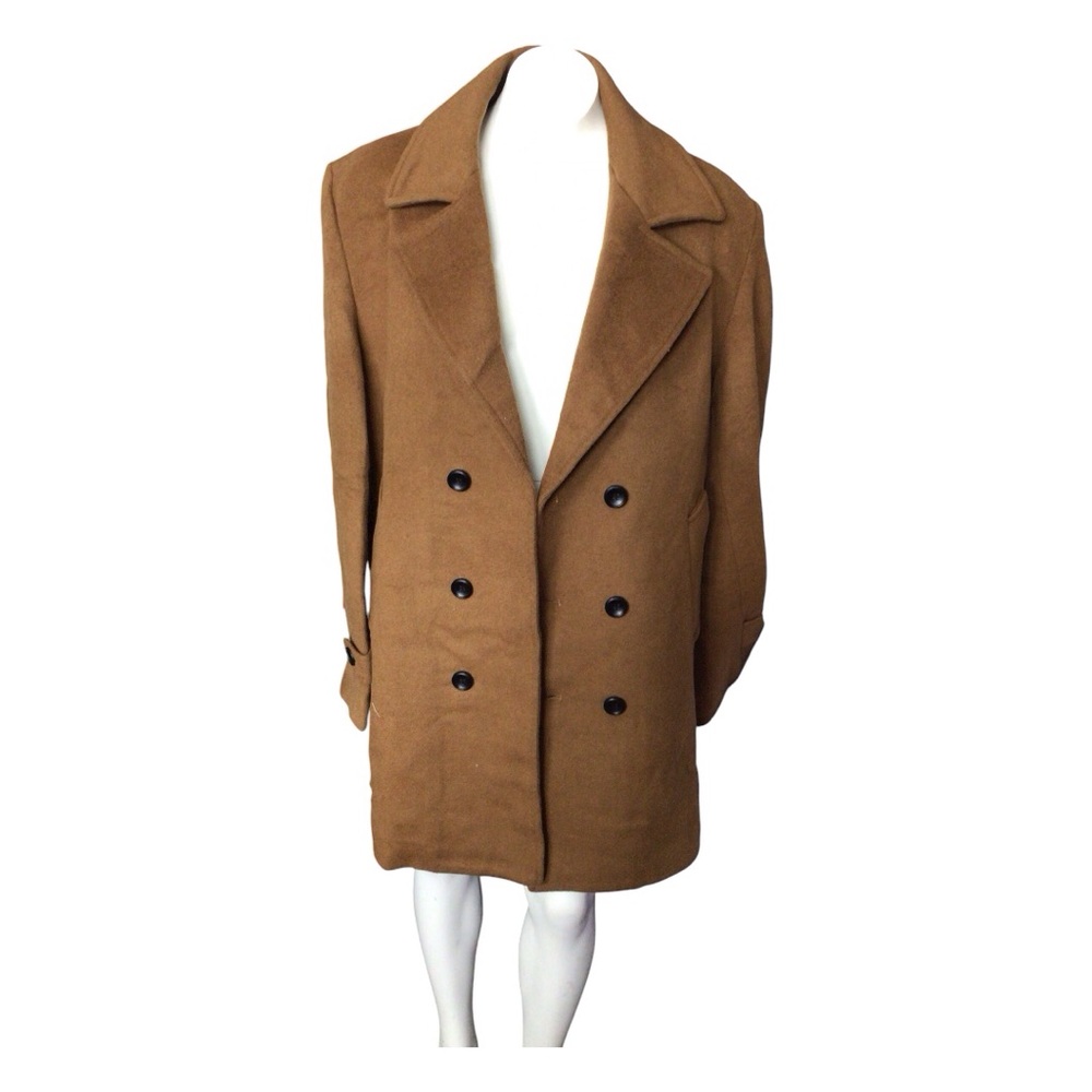 Amazon Men's Brown Pea Coat NWOT size XL